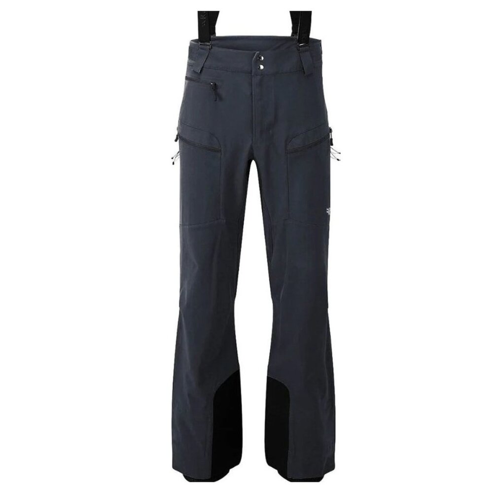 Rab Mens Upslope Pants Softshell Double Snap Waist Ski Hiking Navy‎ Size 36x32
